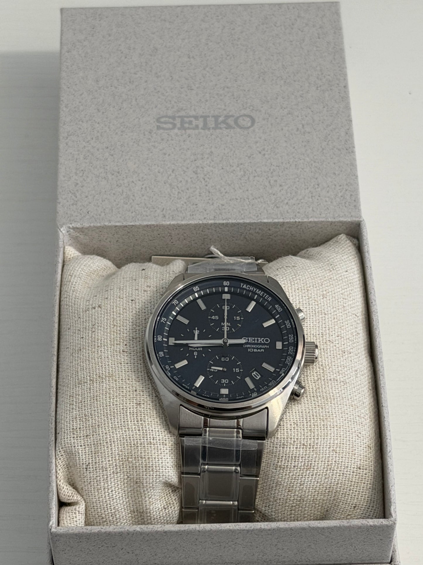 Seiko Chronograph Quartz Blue Dial Men’s Watch