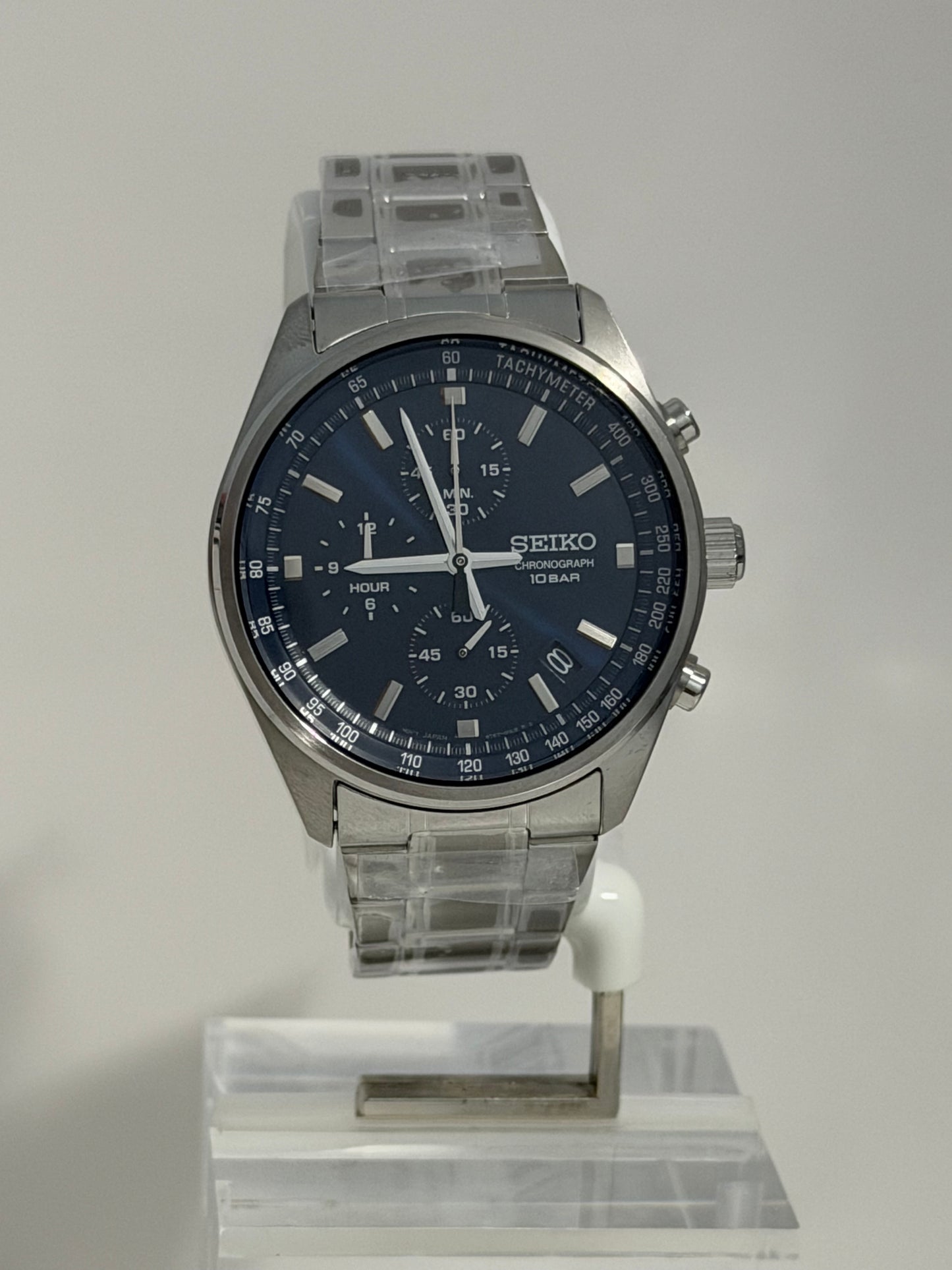 Seiko Chronograph Quartz Blue Dial Men’s Watch