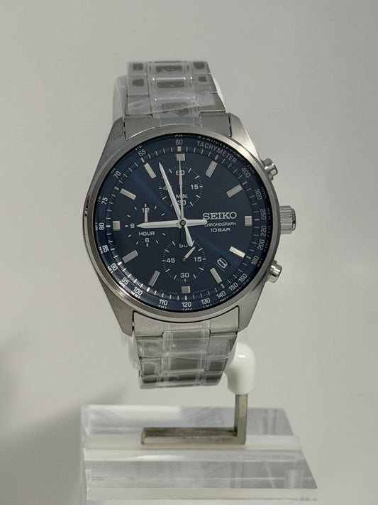 Seiko Chronograph Quartz Blue Dial Men’s Watch