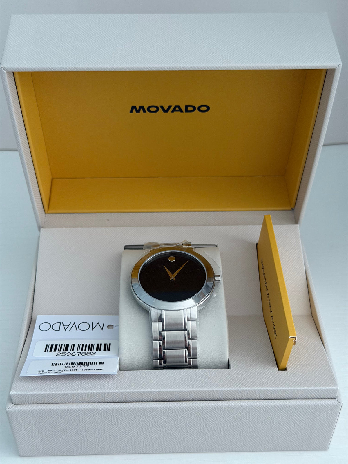 Reloj Movado Hombre 40mm Esfera
Negra - Nuevo Original (Men's Watch)