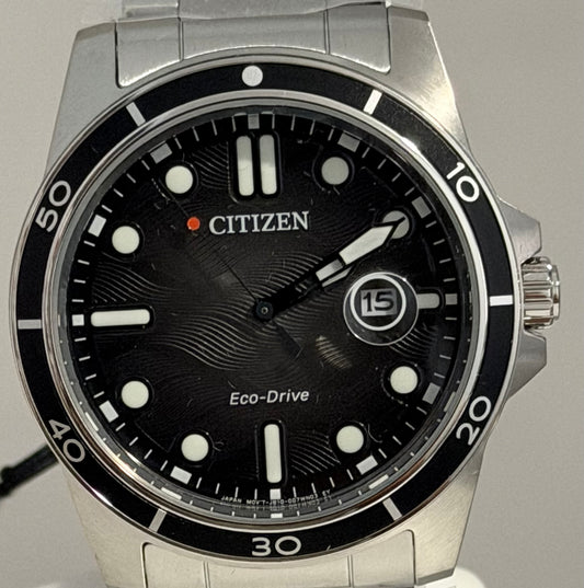 Citizen Marine Eco-Drive Black Dial Men’s Watch