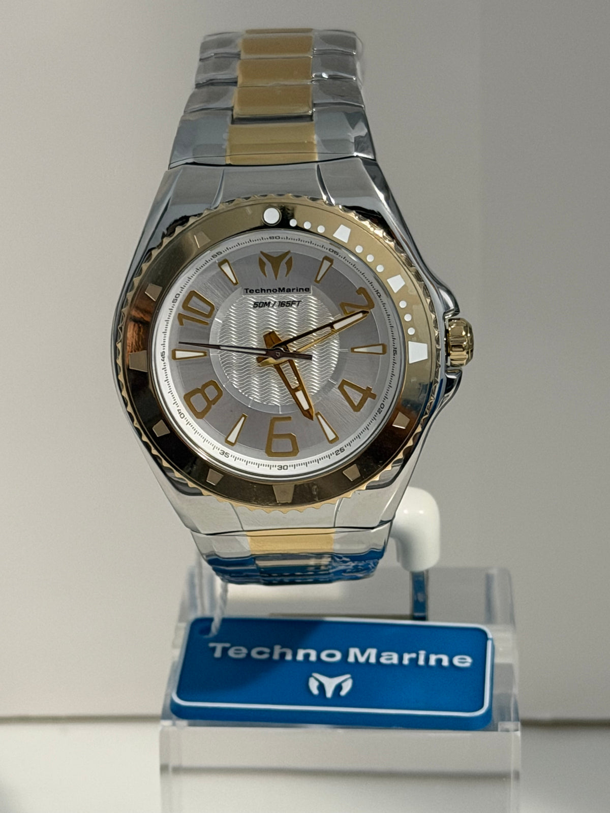 Reloj TechnoMarine Lusso Mare Hombre 44mm Oro y Plata – Nuevo Original (Men's Watch)