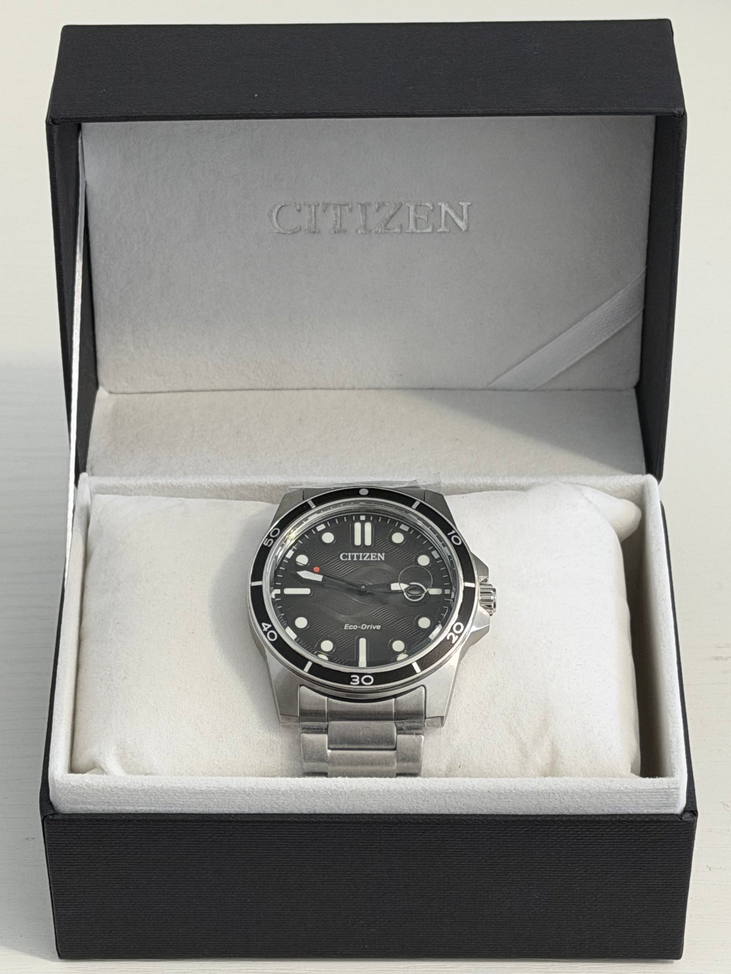 Citizen Marine Eco-Drive Black Dial Men’s Watch