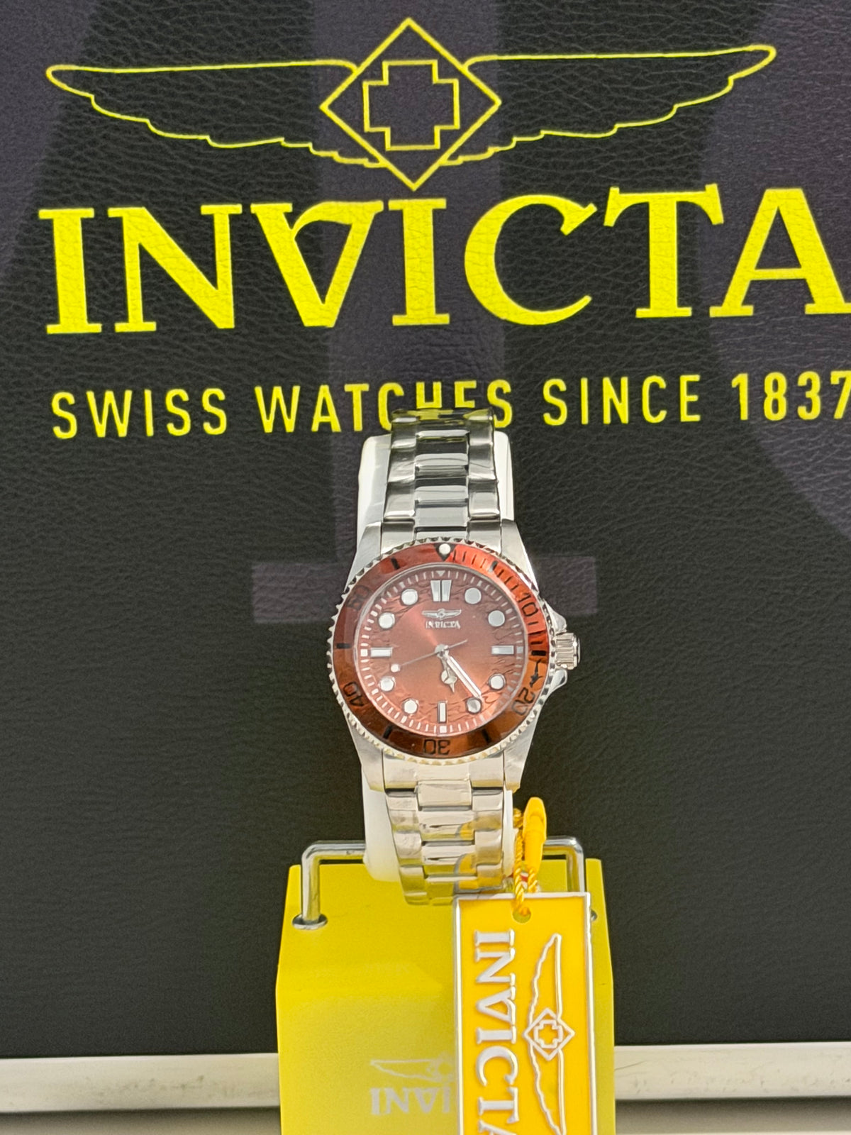Reloj Invicta Pro Diver Lady Mujer 34mm Marrón Degradado – Nuevo Original (Women's Watch)