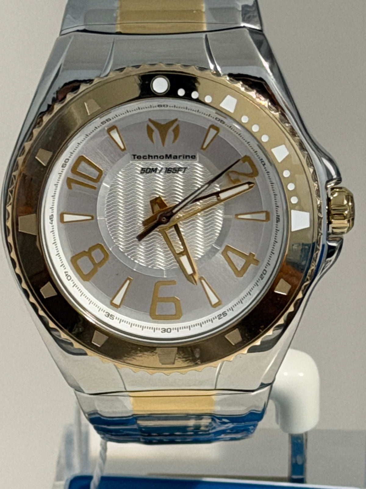 Reloj TechnoMarine Lusso Mare Hombre 44mm Oro y Plata – Nuevo Original (Men's Watch)